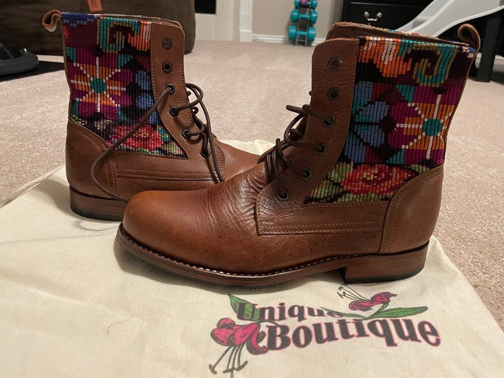 Handmade Guatemala Artisan Boots